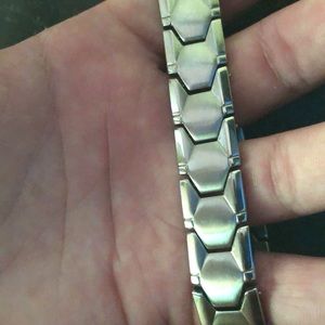 Men’s Stainless steel watch band style bracelet